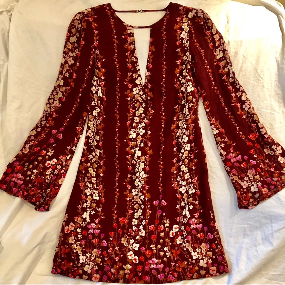 Urban Outfitters Kimchi Blue xs maroon dress